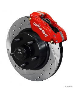Wilwood Disc Brakes 140-13477-DR Dynalite 11.3" Rotor 4 Piston 1970-73